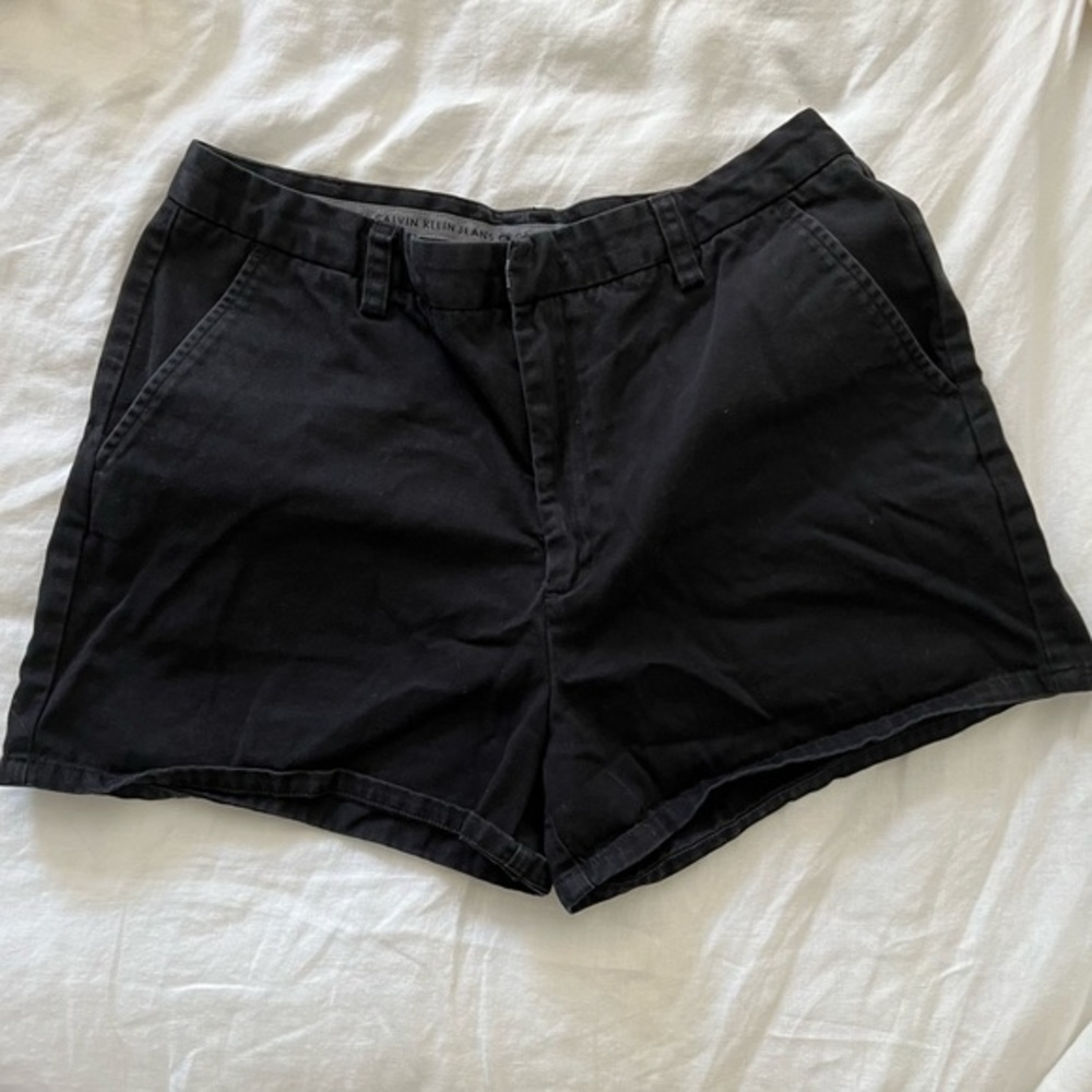 Vintage Calvin Klein Jeans 100% Cotton Black‎ Shorts